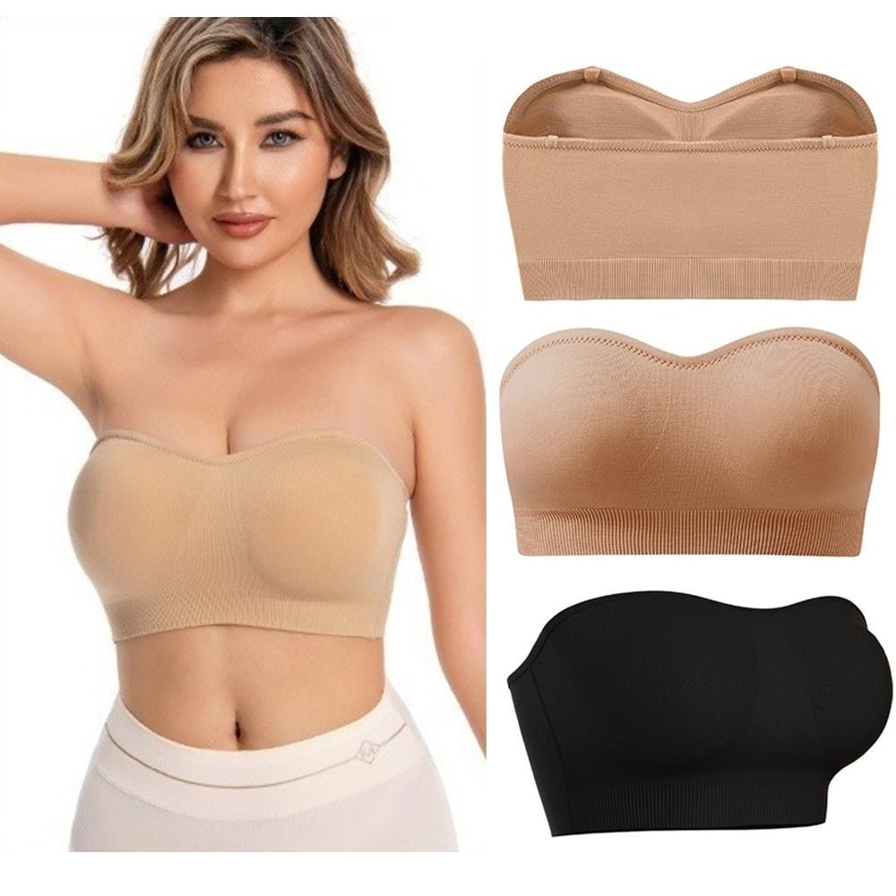 Удобный бюстгальтер-бандо без  – обзор и цена Push Up Bra Silicone